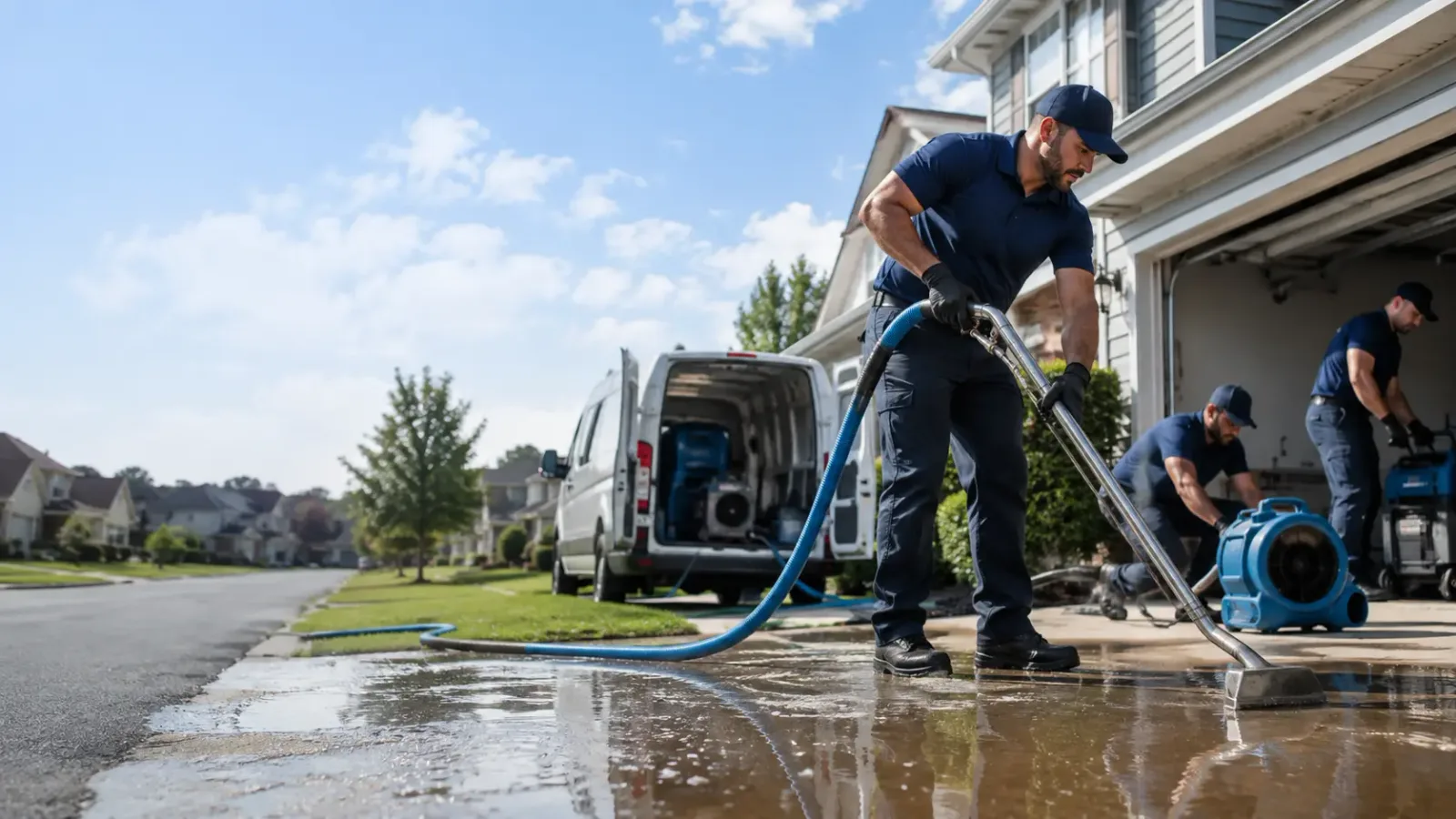 Flood Damage Restoration in Kirkman, IA